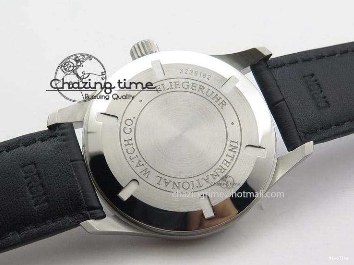 MIROTIME 0501 Mark XVI 1:1 Best Edition MK Maker SS Black Dial A2892 On Black Leather Strap Chic 7371